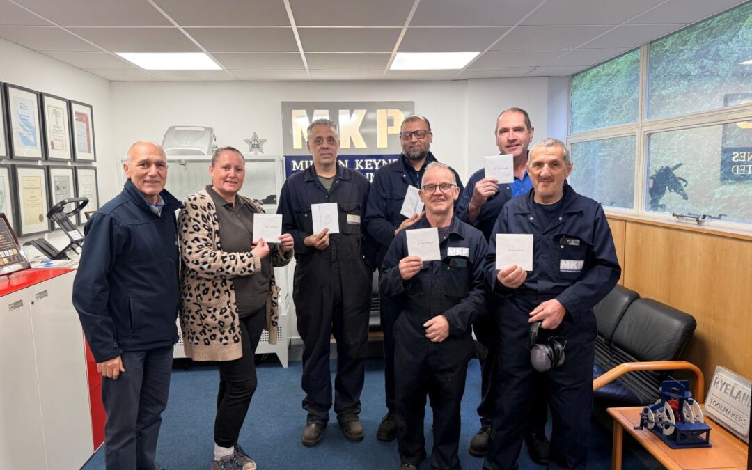 Celebrating Long Service at Milton Keynes Pressings Ltd